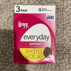 L'eggs Everyday Support Pantyhose - Nude (2 Pair)